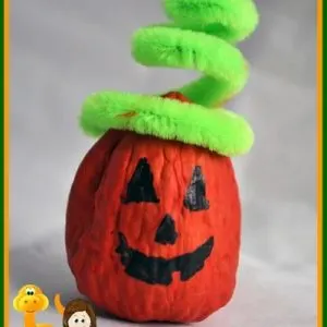 pumpkin crafts with walnuts