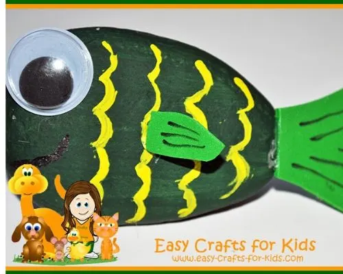 rock painting fish ideas