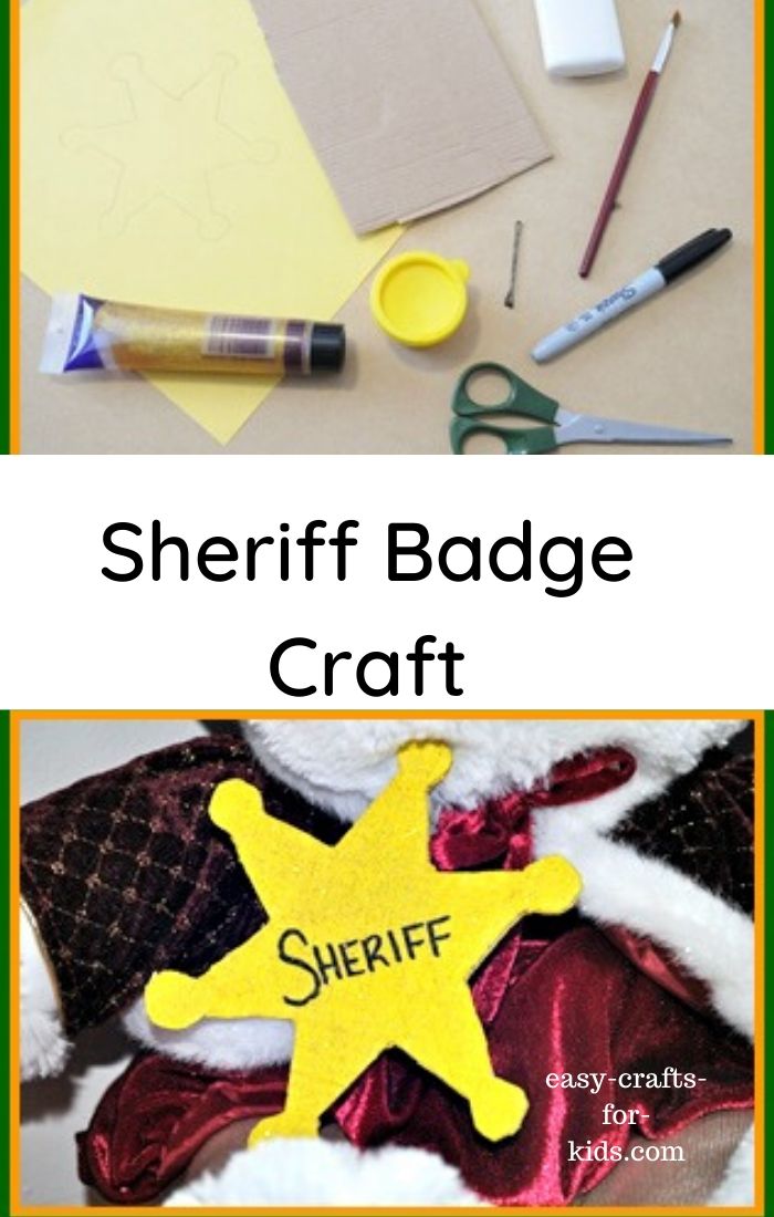 sheriff badge craft