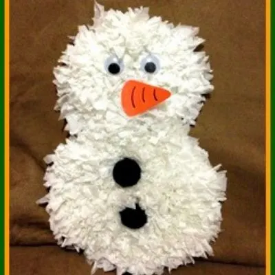 tissue paper craft for christmas