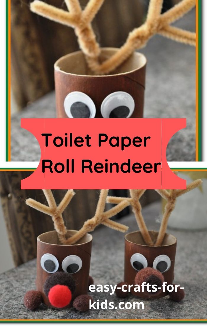 toilet paper roll reindeer