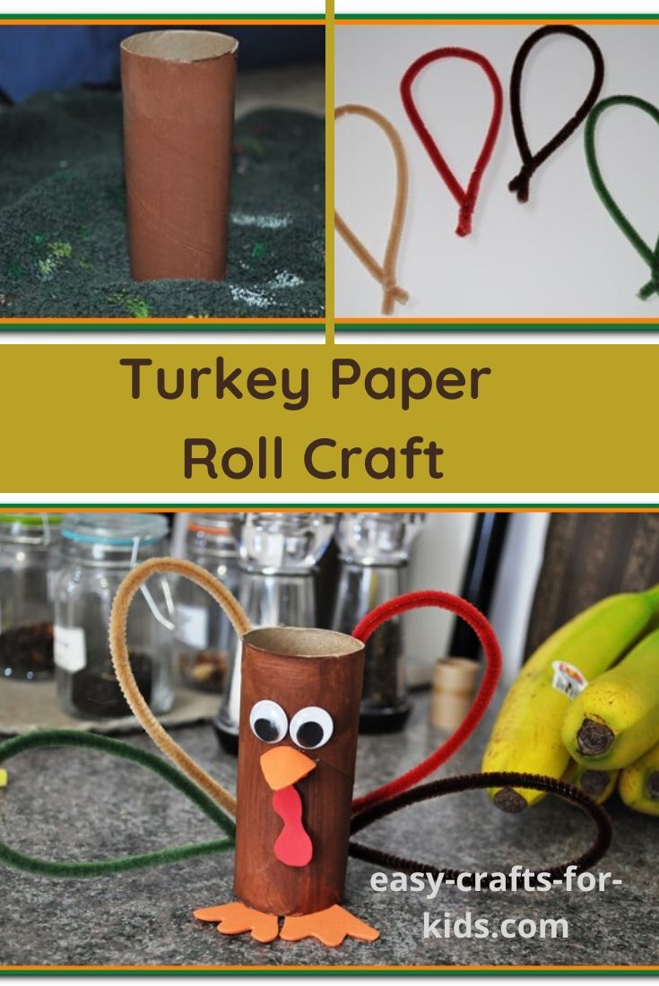 toilet paper roll turkey