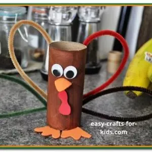 turkey craft with toilet paper roll