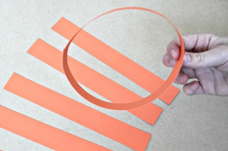 pumpkin craft with paper step by step process