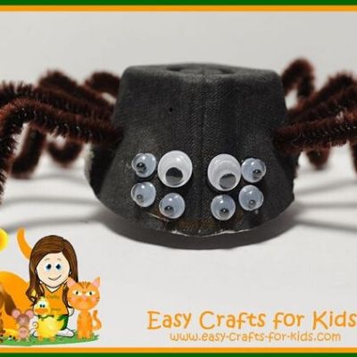 halloween spider craft