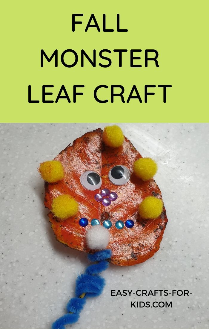 FALL LEAF MONSTER CRAFT