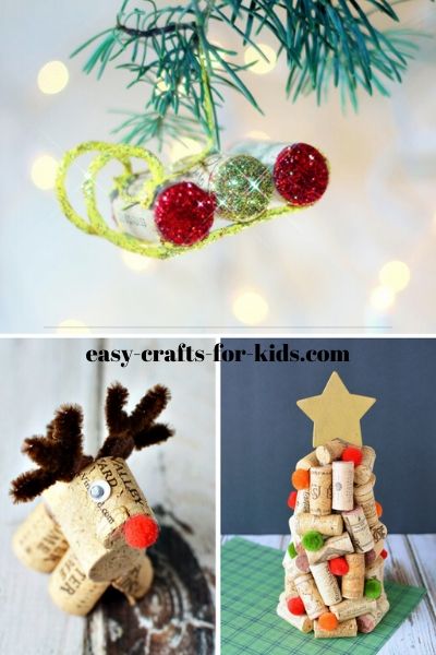 12+ Cute Kids Cork Crafts For Christmas