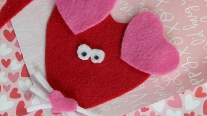 mouse valentine craft