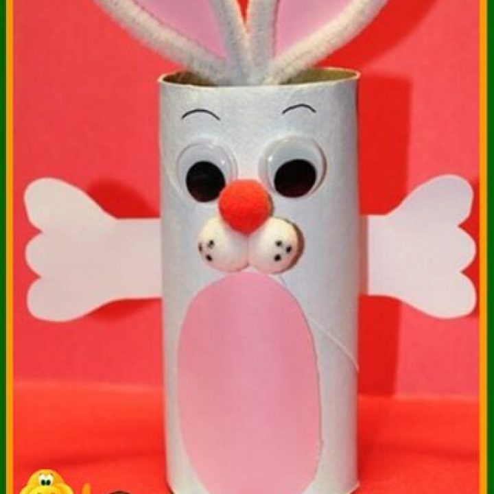 PAPER ROLL BUNNY