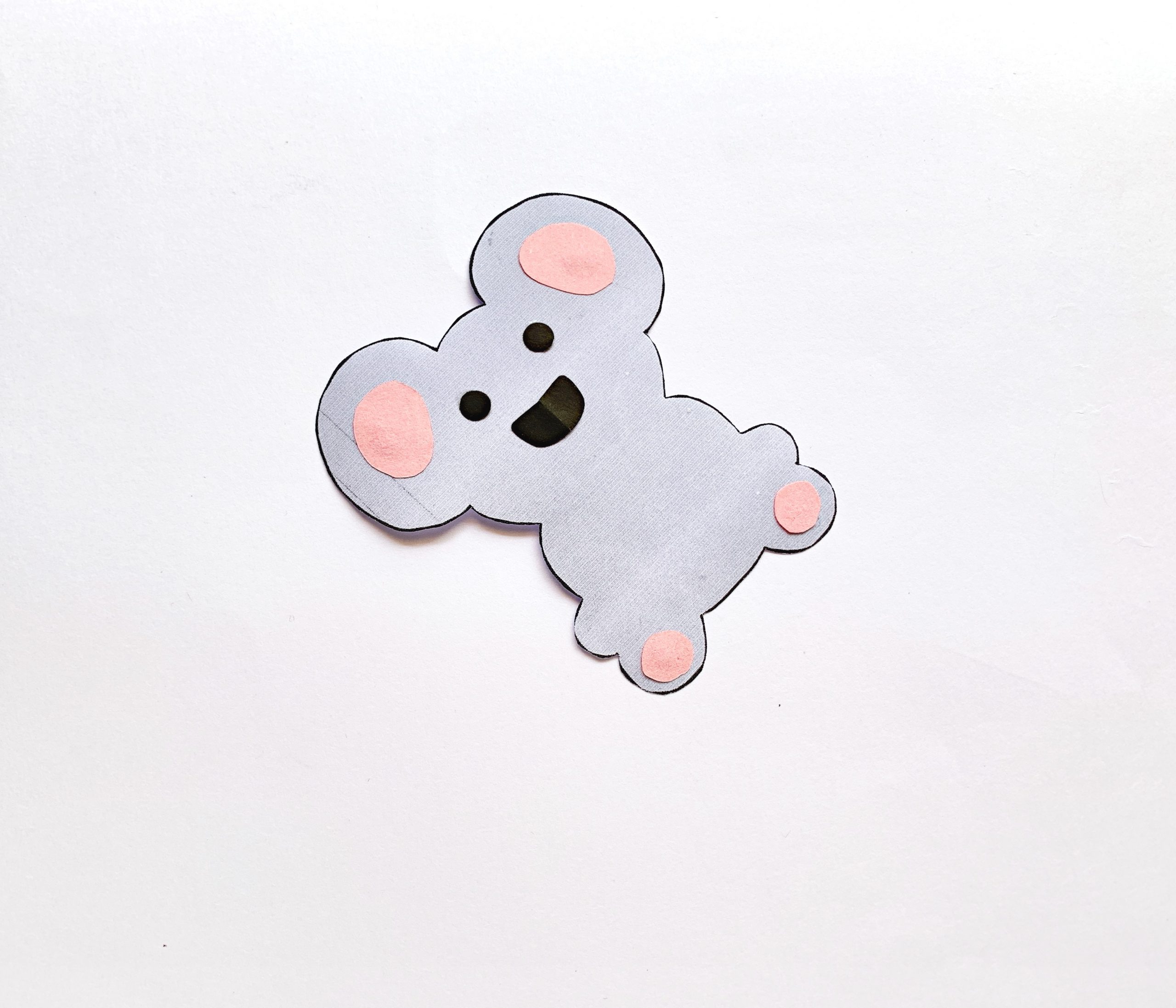 paper koala bear craft step by step