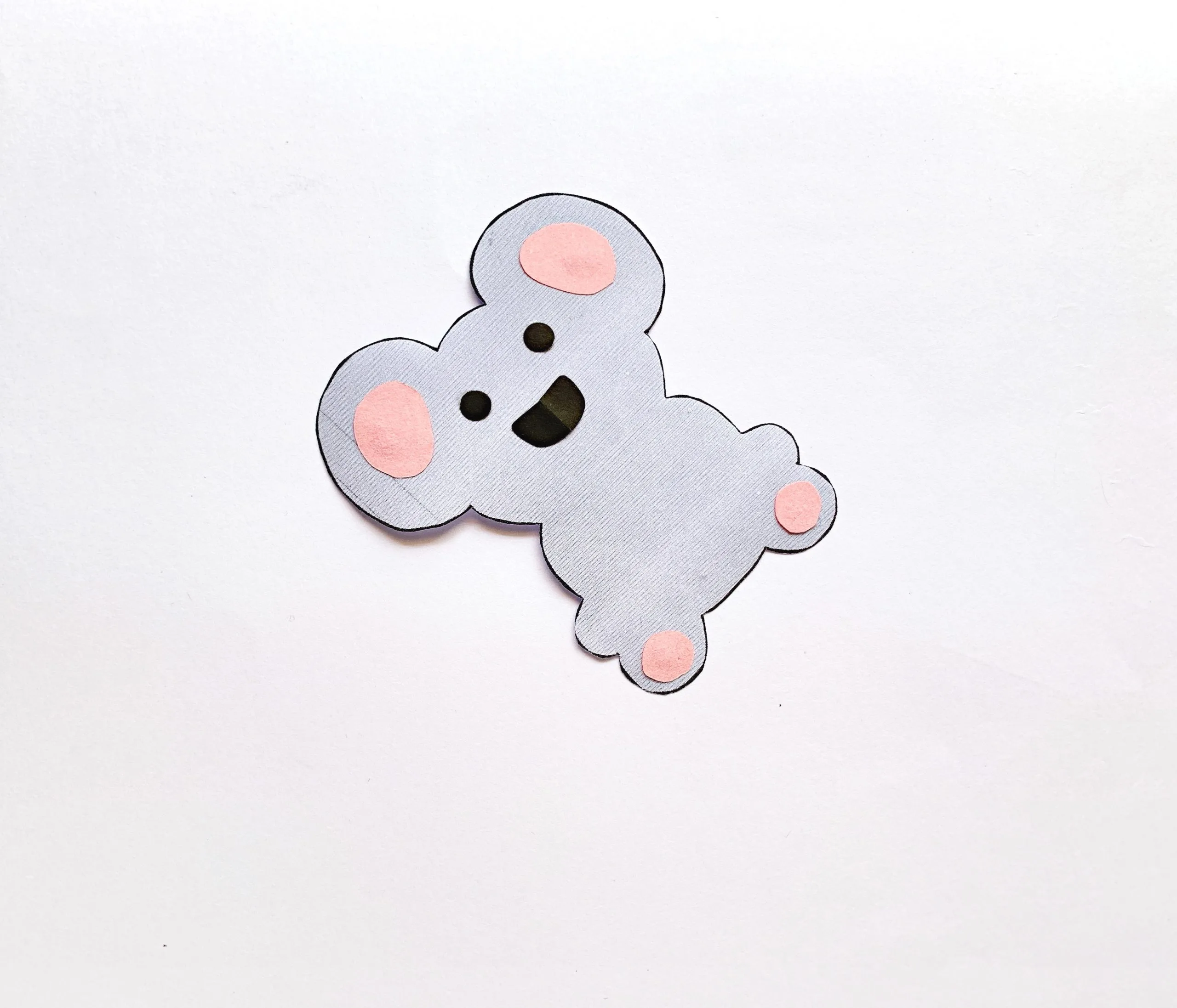 paper koala bear craft step by step