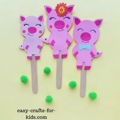 pig and piglet craft