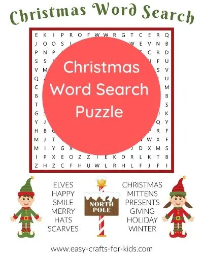 word search for christmas
