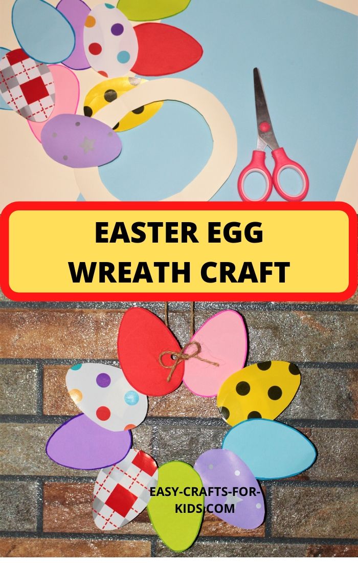 easter egg wreath craft