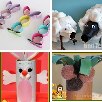 easter paper roll crafts