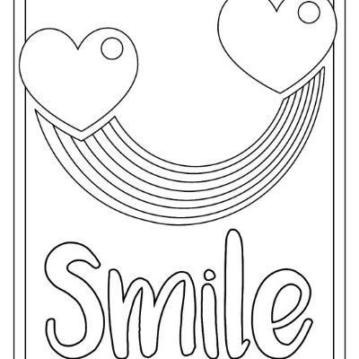 coloring pages of smiles