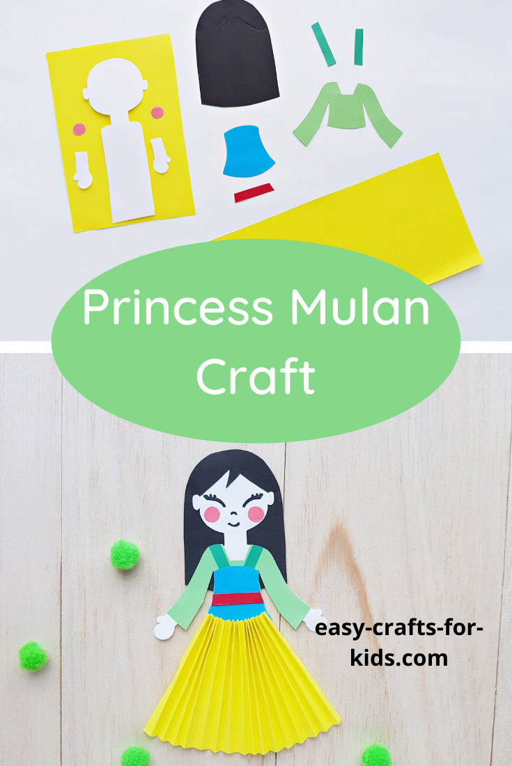 Disney Princess Craft with paper
