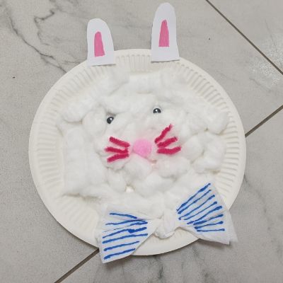 Rabbit Paper Plate Craft