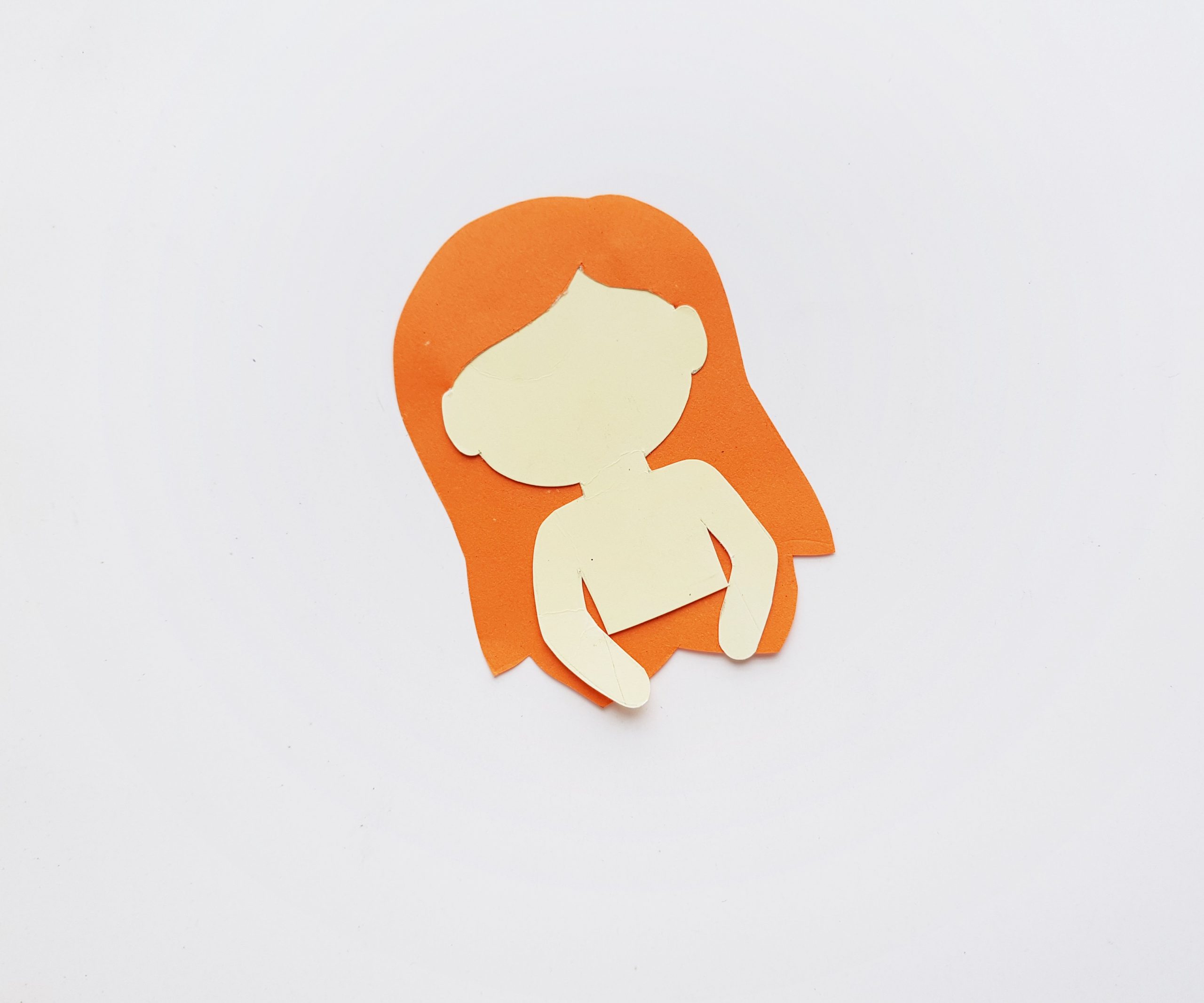 ariel mermaid craft template