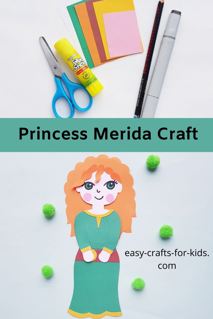 Princess Merida Craft With Paper