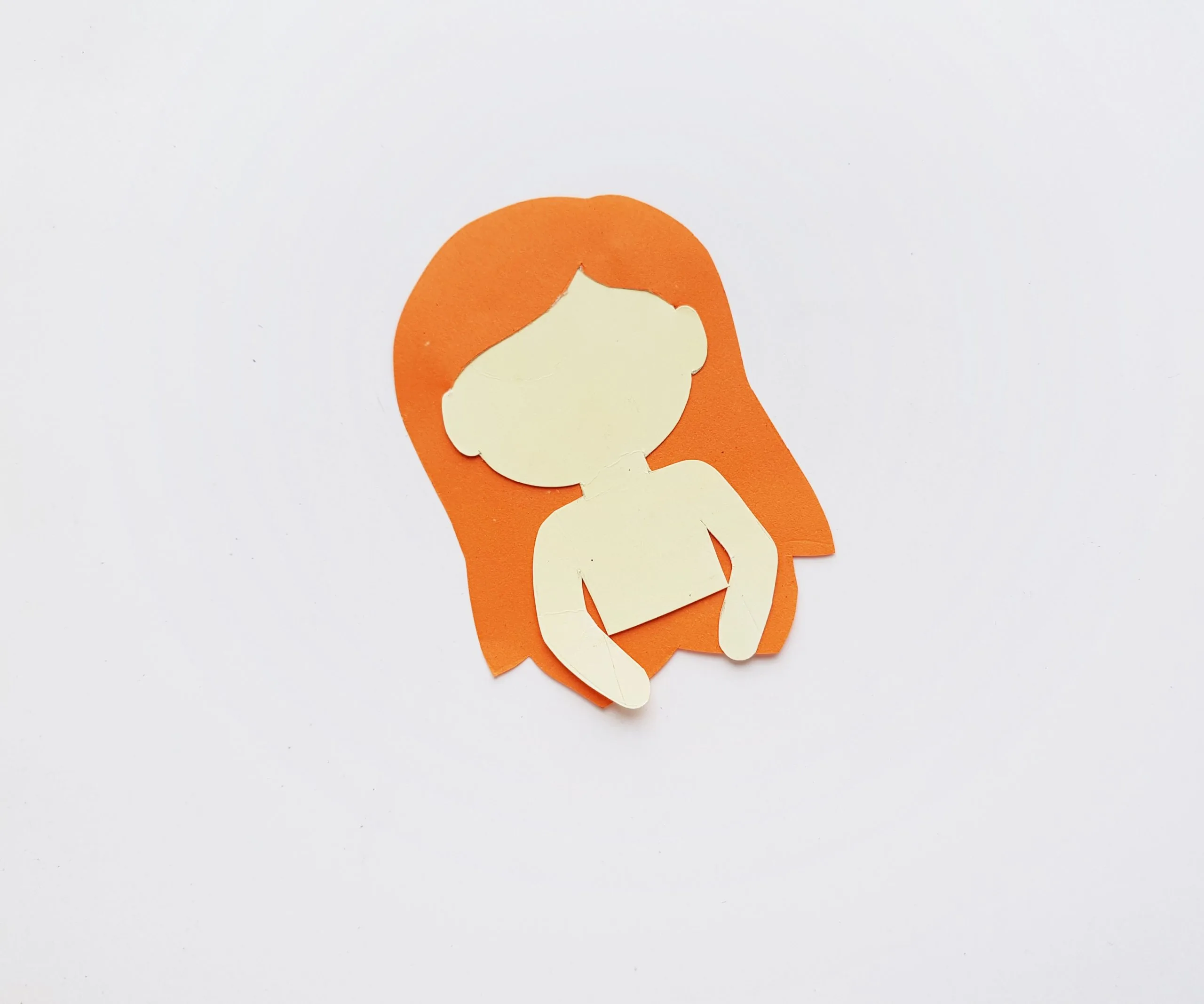 ariel mermaid craft template
