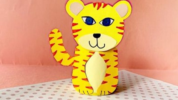 Tiger Craft With Toilet Paper Roll