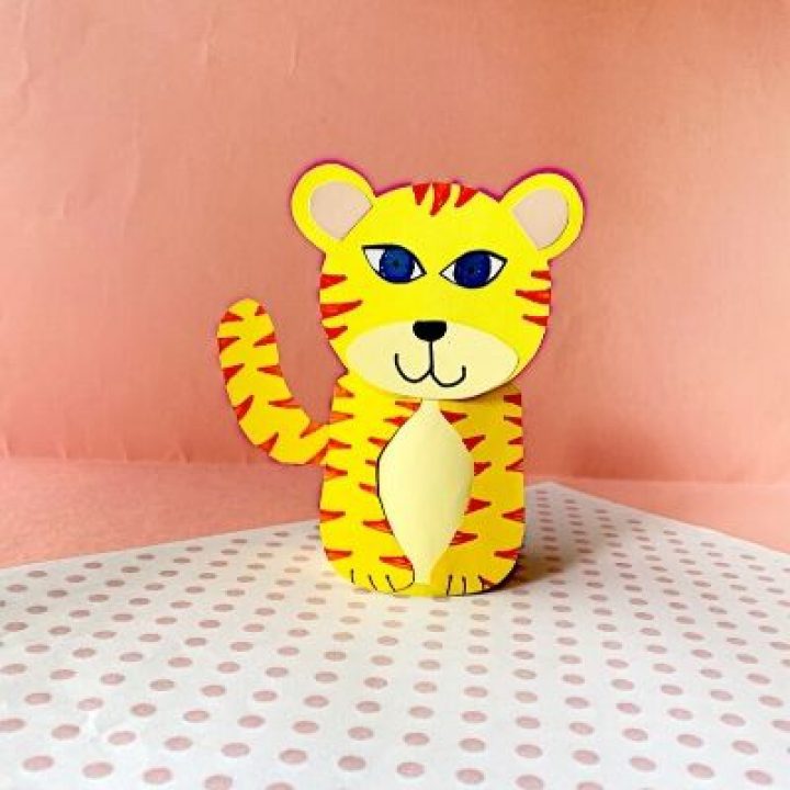 tiger toilet paper roll craft