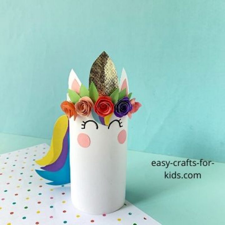 unicorn craft with toilet paper roll