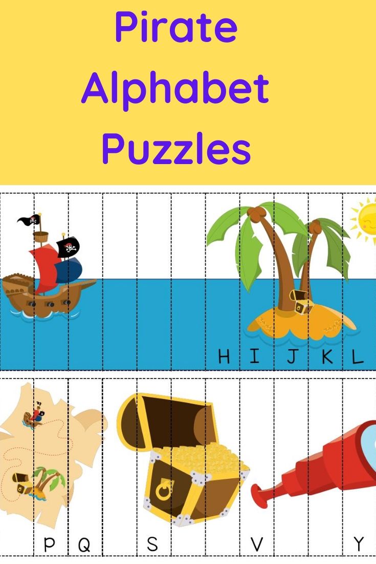 Pirate Alphabet Puzzles