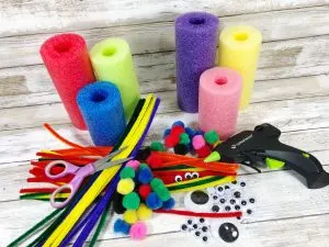 pool noodle monster supplies