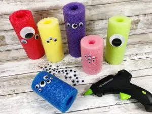 Googly eyes monster