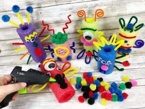 pool noodle craft monster