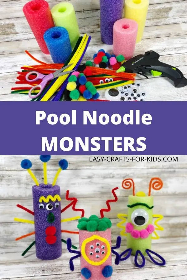 Pool Noodle Monster Craft