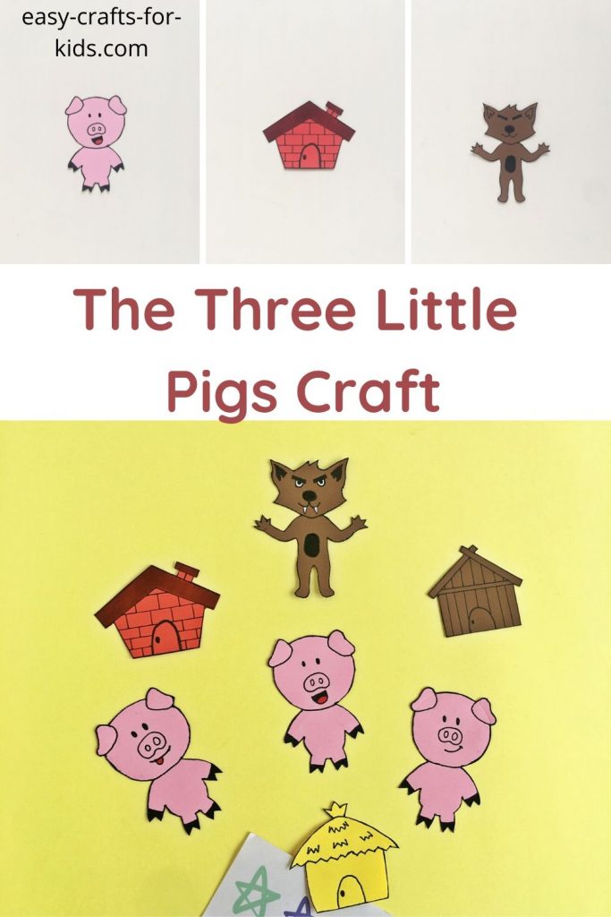 three little pigs houses templates