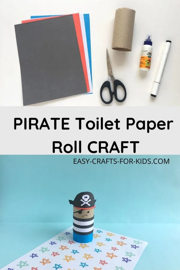 Toilet Paper Roll Pirate Craft