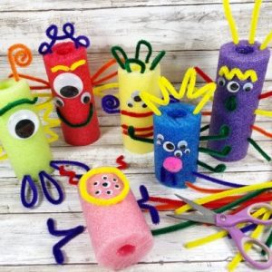 monster craft with pool noodles