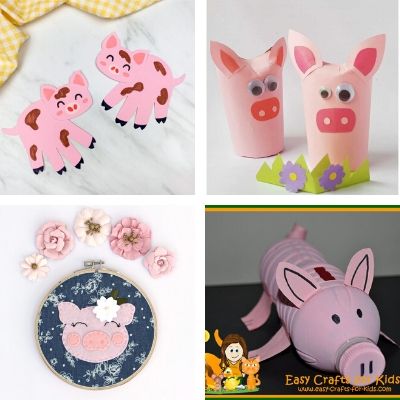 10+ Pig Crafts for Kids