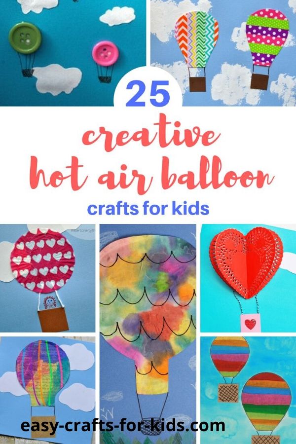 Hot Air Balloon Crafts for Kids