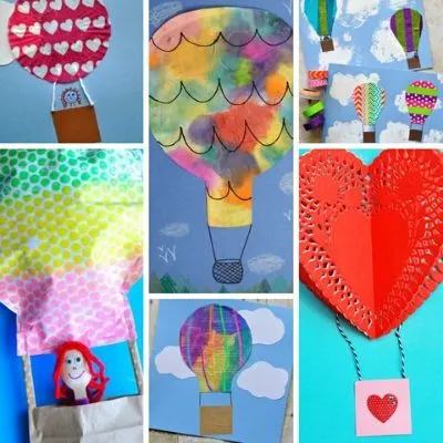 Hot Air Balloon arts and crafts