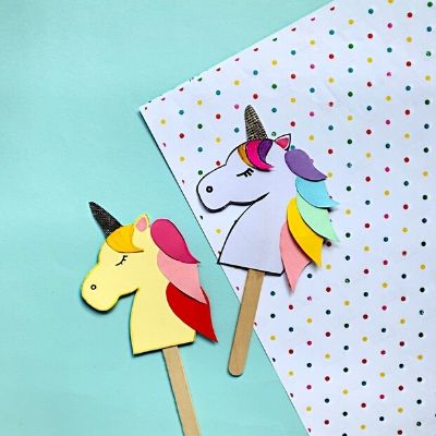 Unicorn Bookmark – Popsicle Stick Bookmark Craft