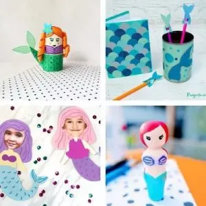 Mermaid crafts for children