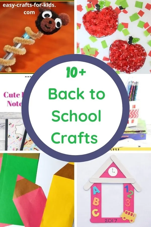 Easy Back to School Crafts for Kids