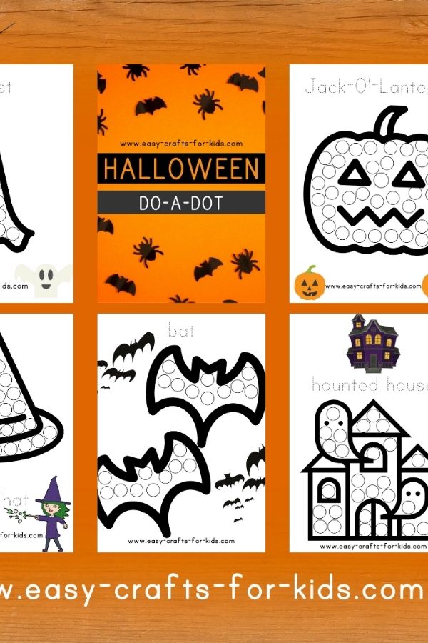 Halloween Dot to Dot Printable Activities for Kids