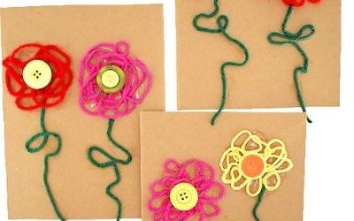 yarn flower craft