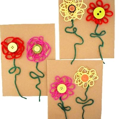 yarn flower craft