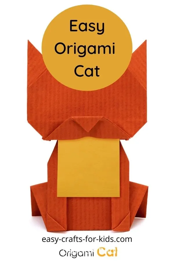 easy origami cat