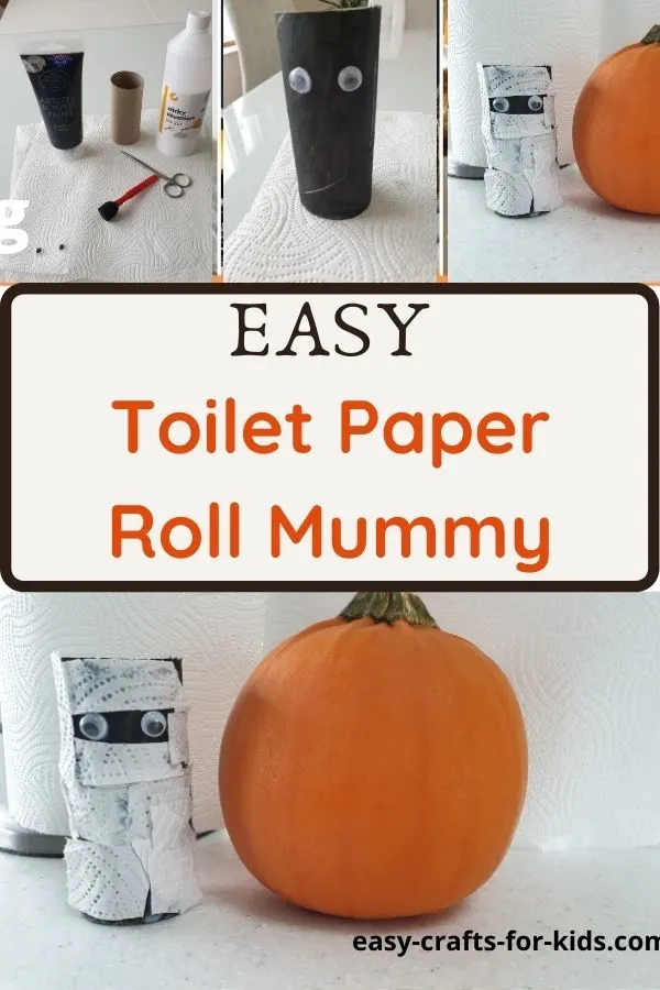 Mummy Craft with Toilet Paper Rolls