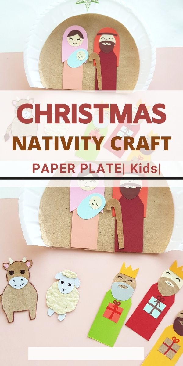 Christmas Nativity Crafts with Paper Plate