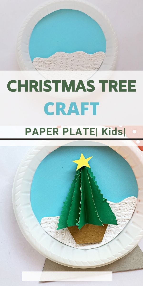 Paper Plate Christmas Tree Craft