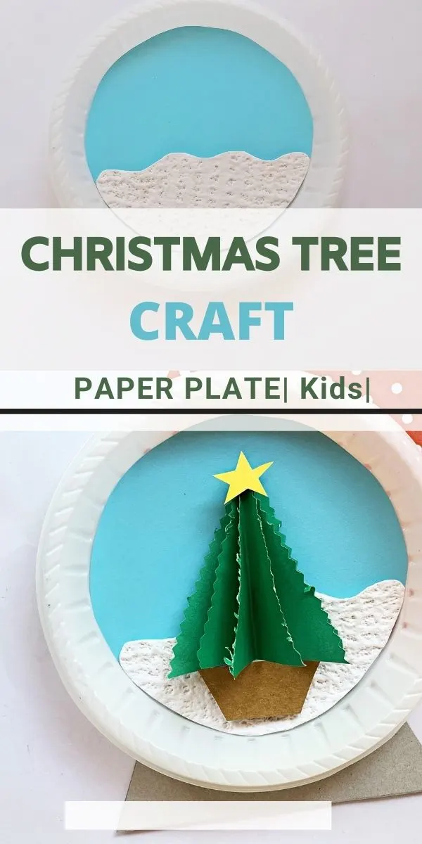 Paper Plate Christmas Tree Craft